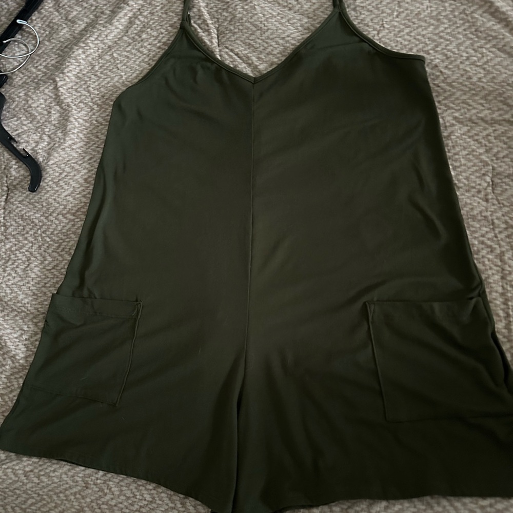 MM Couture Olive Green romper